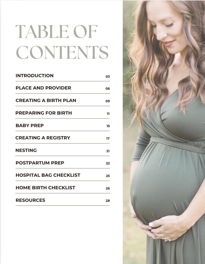 The Birth & Postpartum Prep Guide for Moms